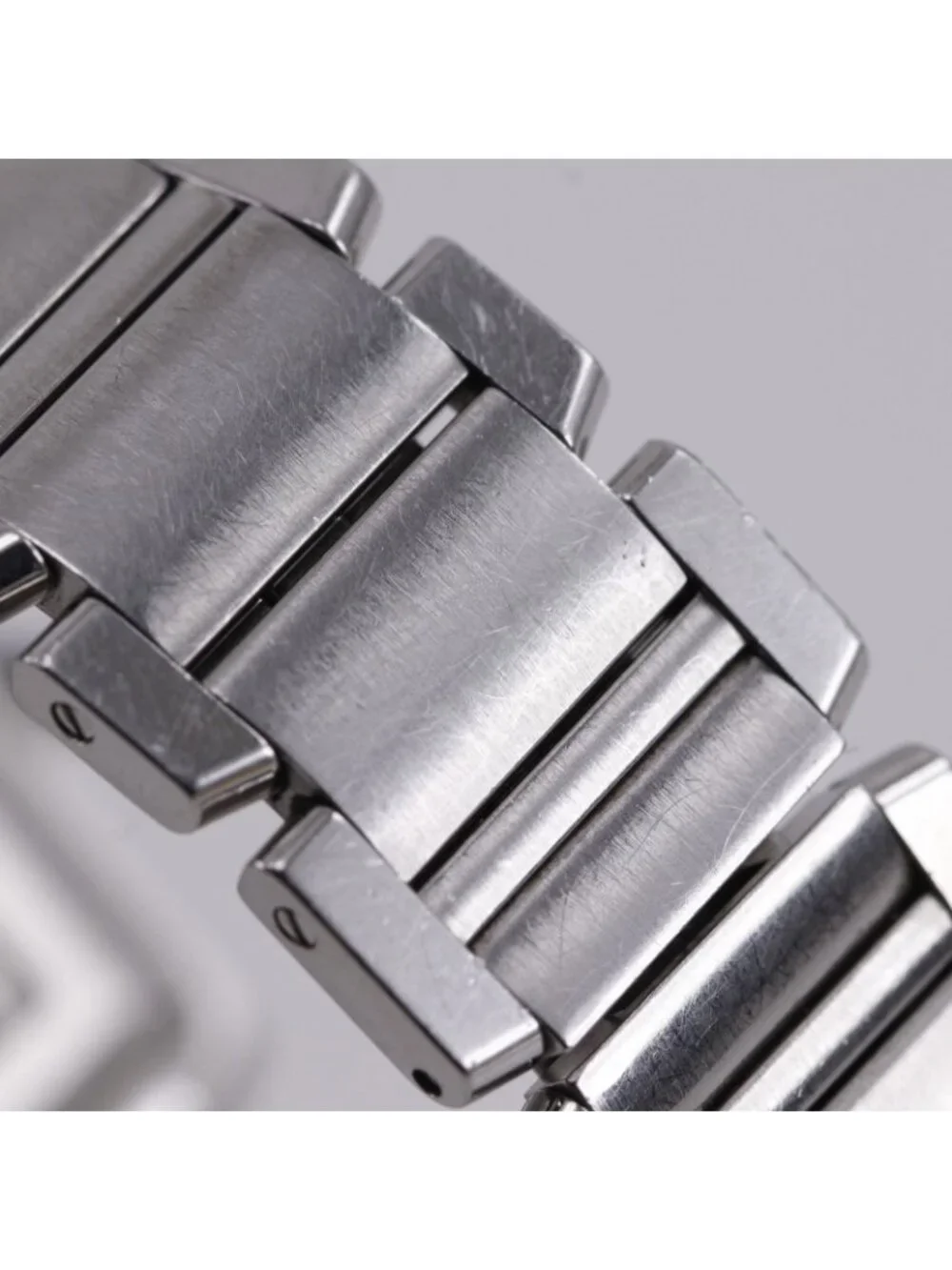 Cartier Tank Francaise LM Stainless Steel Automatic Analog Display White Dial